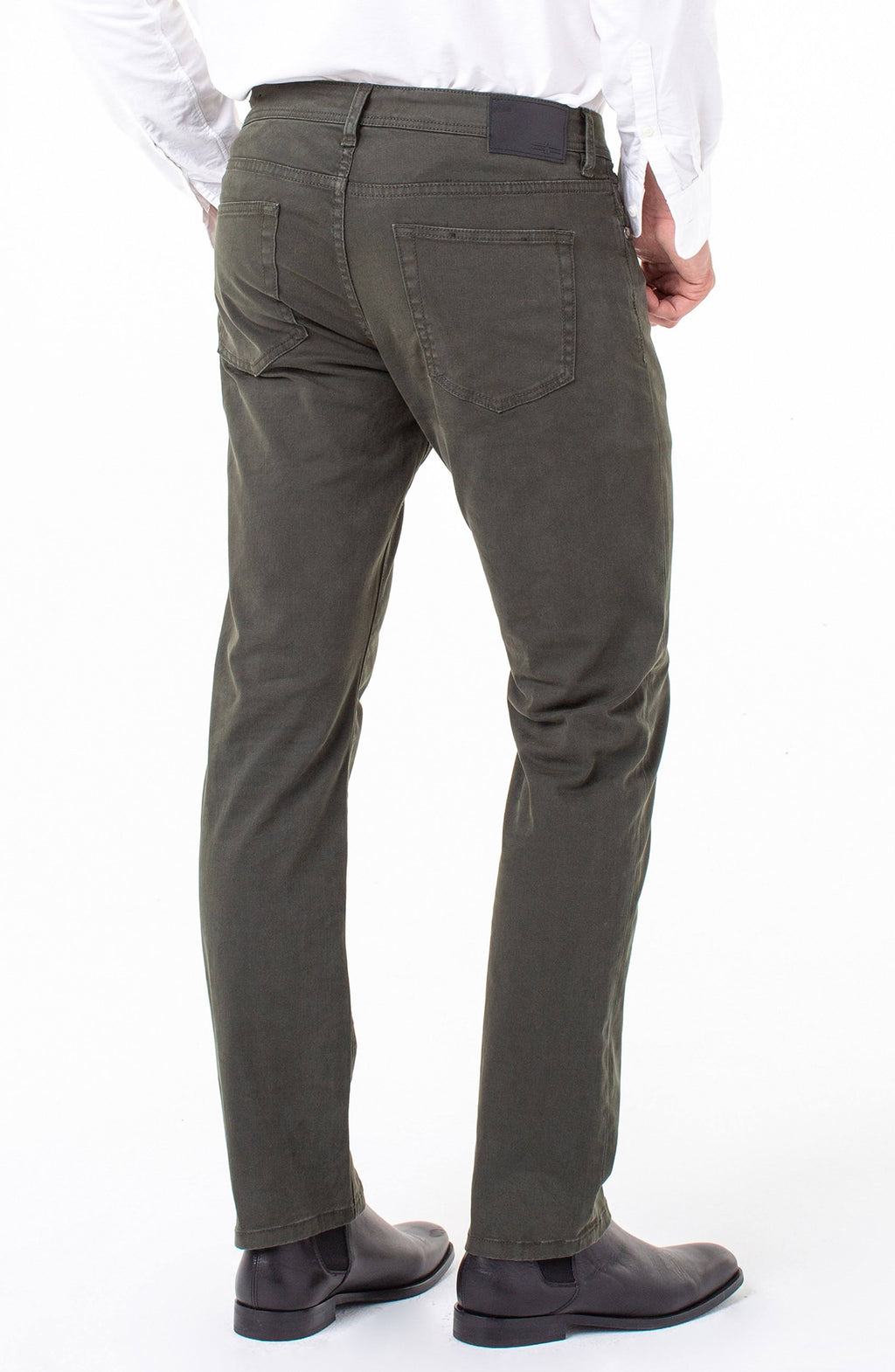 Relaxed Straight Twill Pants, Size 38, 34x22 Inseam, Sand D741685