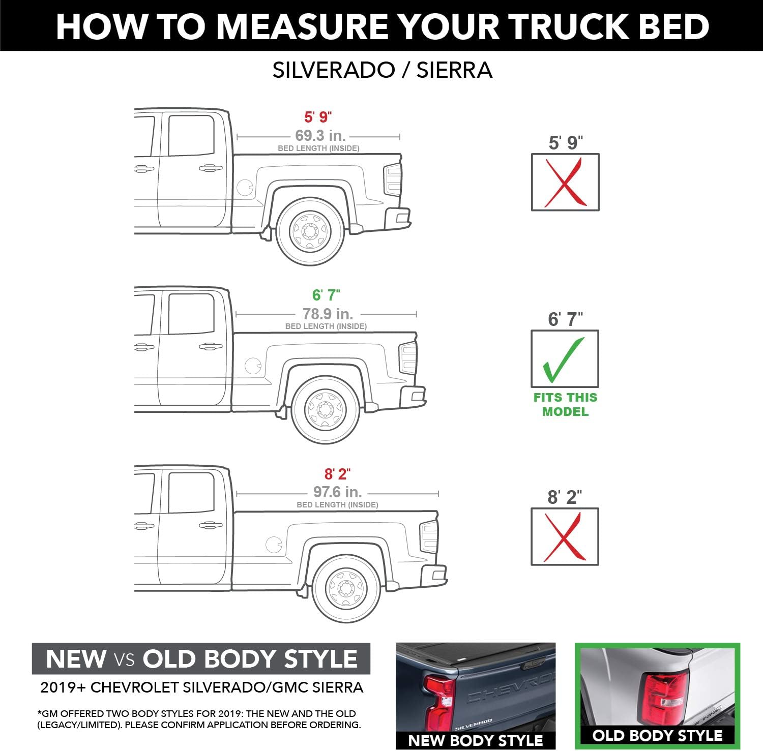 Hard Tri-Fold Folding Truck Bed Tonneau Cover B333