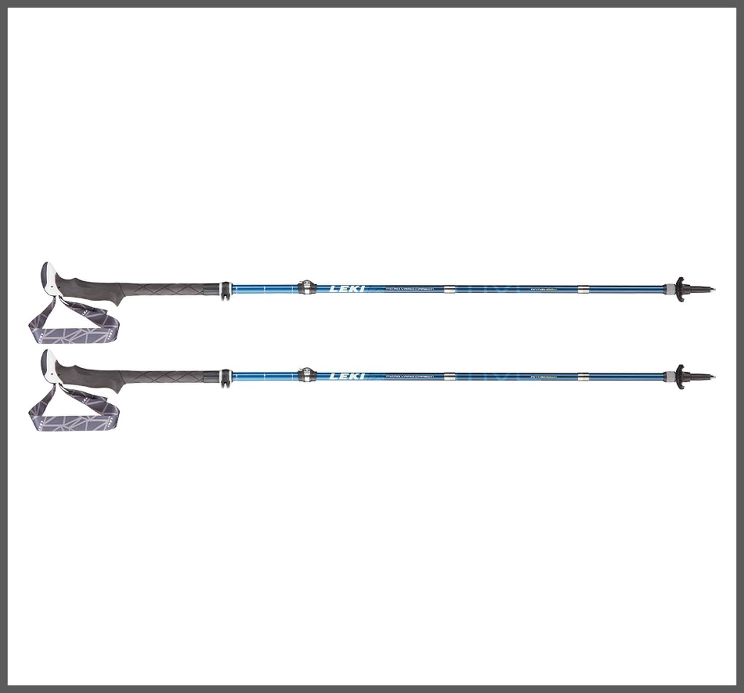 Trekking Poles White Blue Lime Green C3902