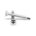 #10-16 x 1 1/4 inch Self Drilling Screw Phillips Oval Head Low Carbon Steel Zinc Plated Pk 3000 K4139