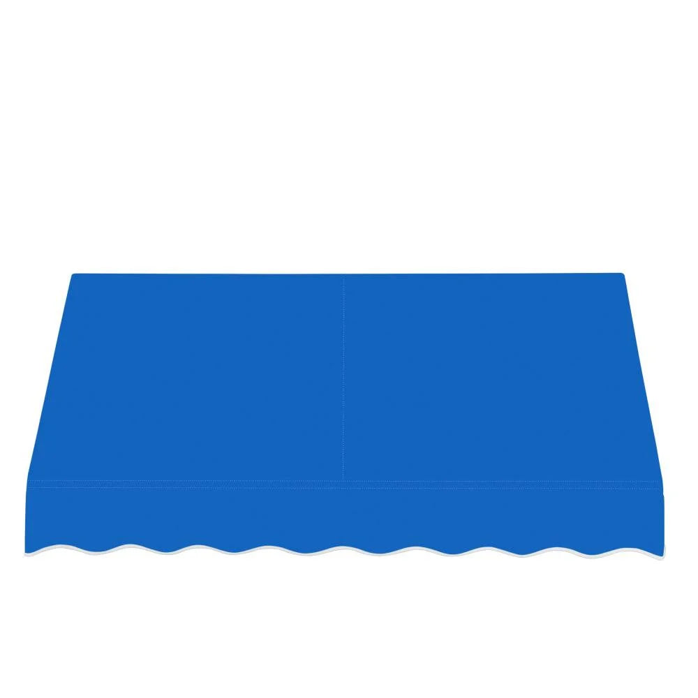 Bright Blue Acrylic Fabric Fixed Awning S140507