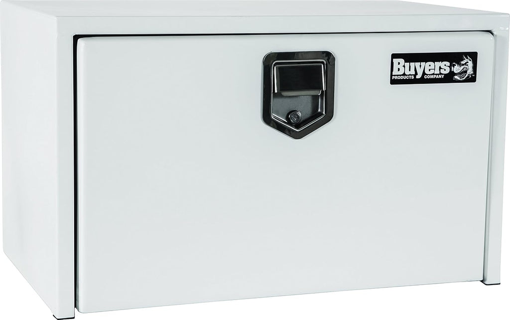 Black Steel Underbody Truck Box with Paddle Latch C537