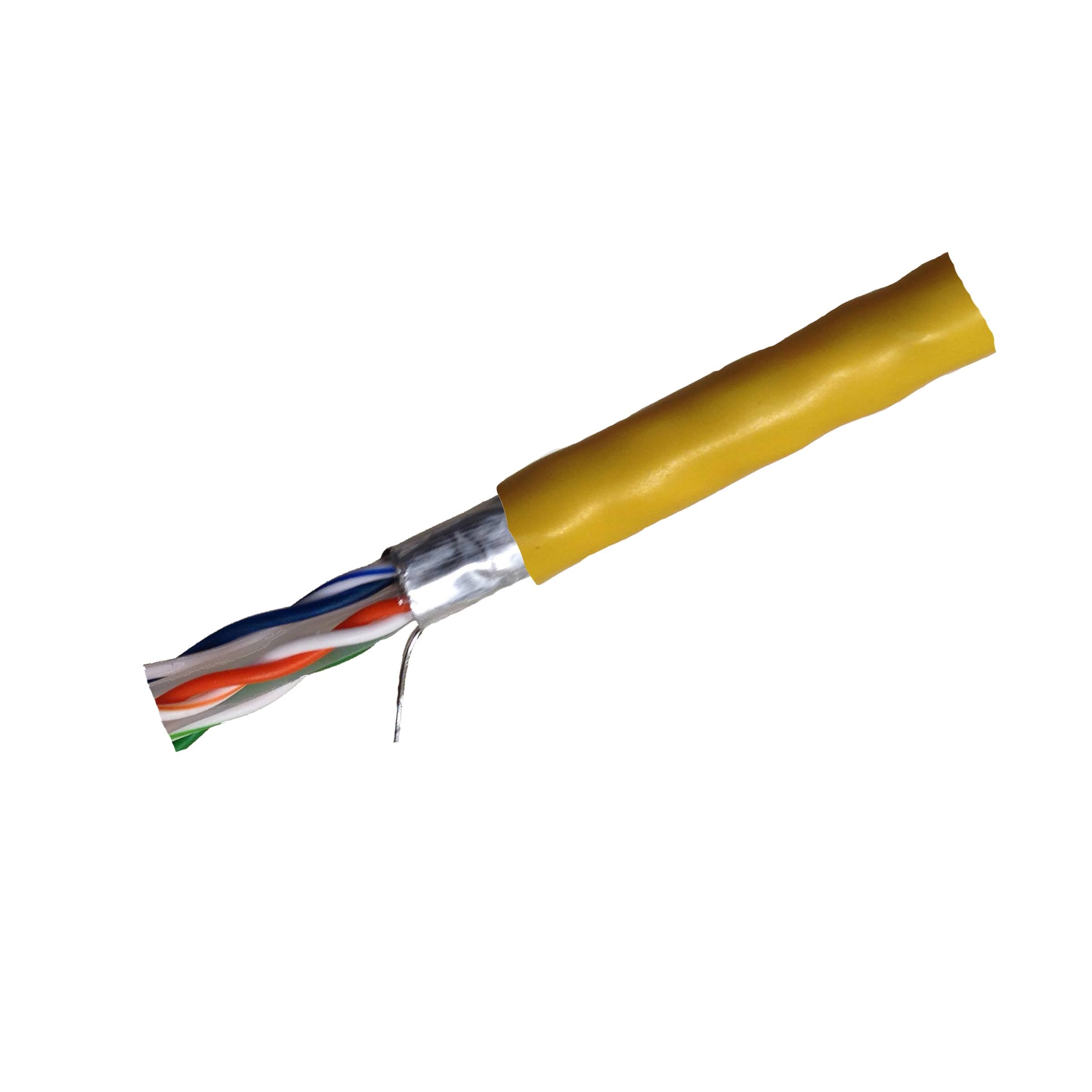 Cat6 Enhanced F/UTP Solid 4/23 CMP Plenum Ethernet Cable W3173