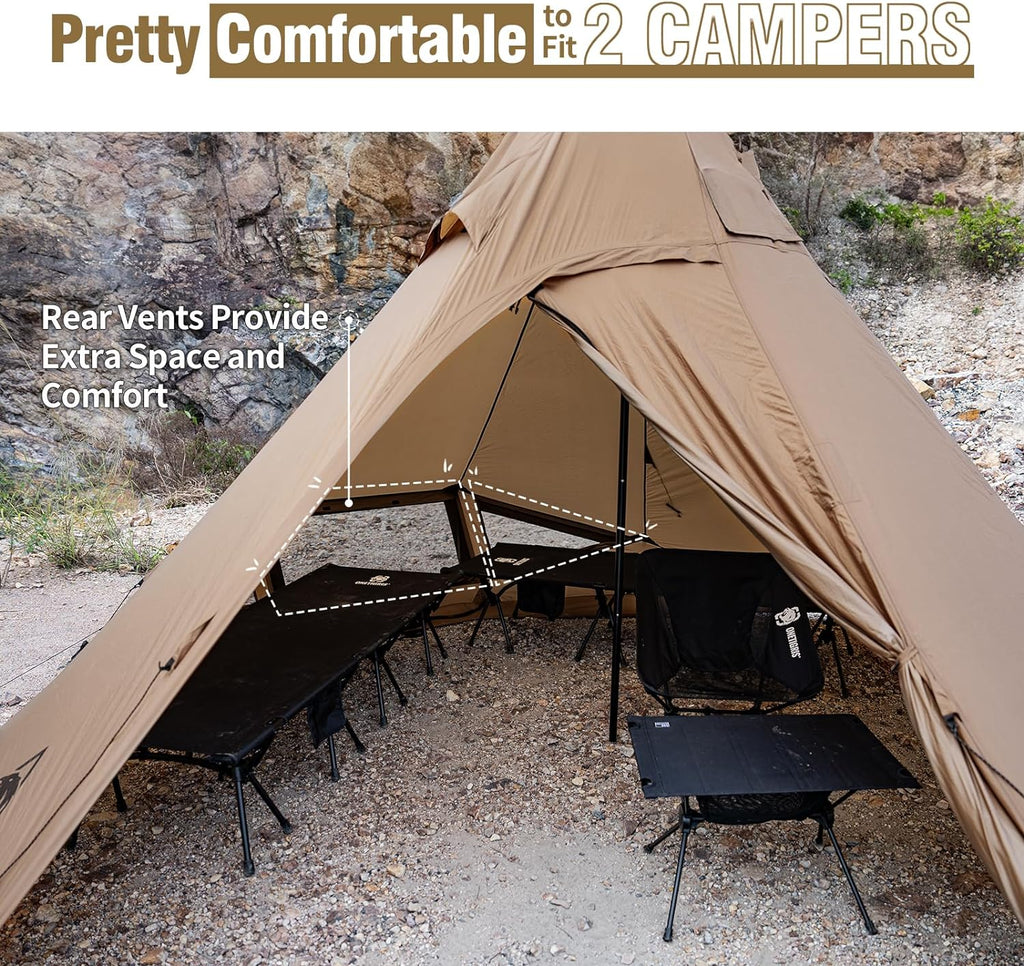 2-6 Person Hot Tent with Stove Jack E68515