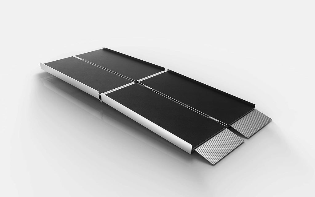Suitcase Trifold Portable Ramp with Slip-Resistant Surface, 8 Foot X27184