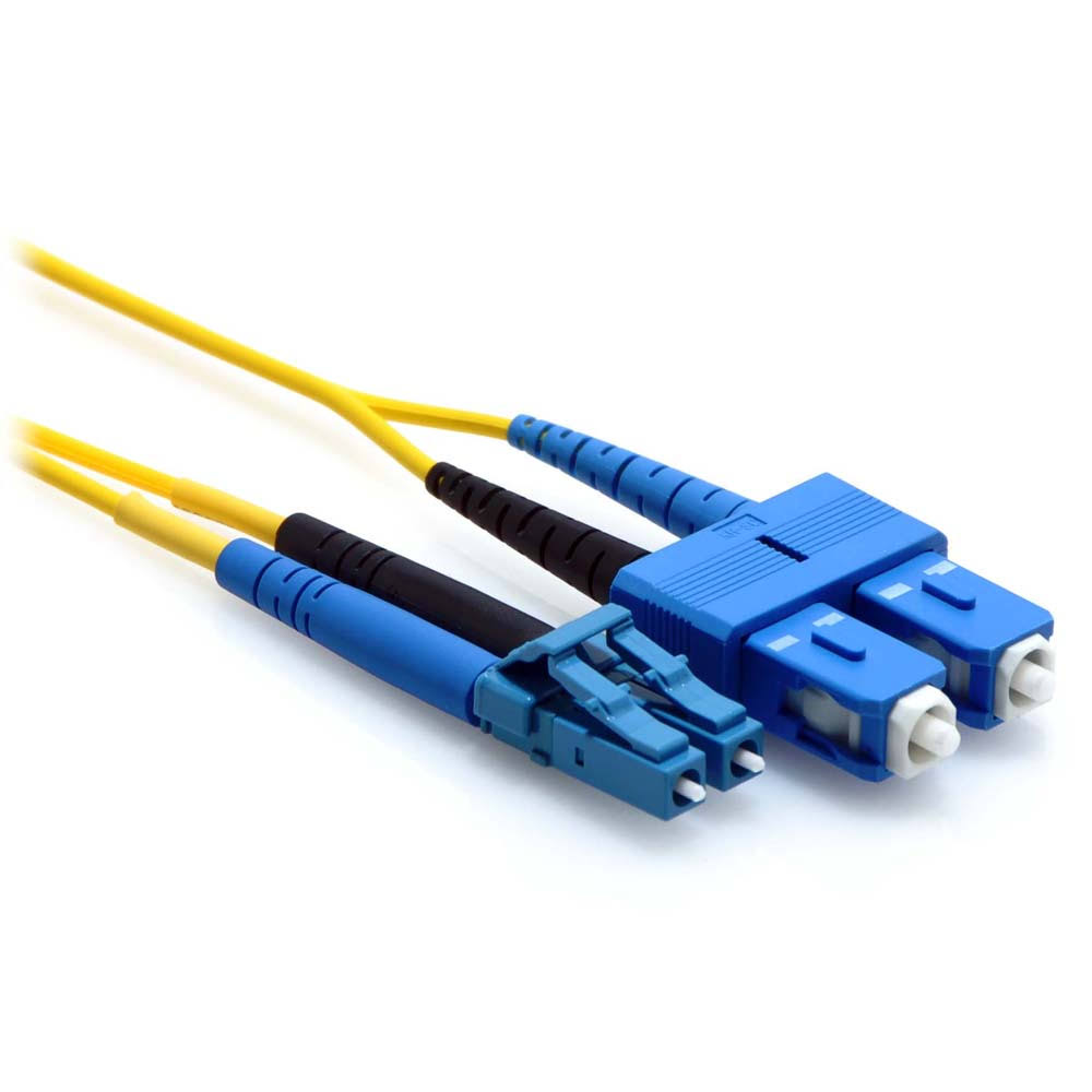 50m LC/SC Duplex 9/125 Single Mode Fiber Patch Cable Y438