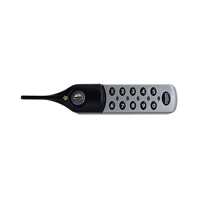 Digital Combination Cabinet & Locker Lock with Lever Handle, Silver P5898